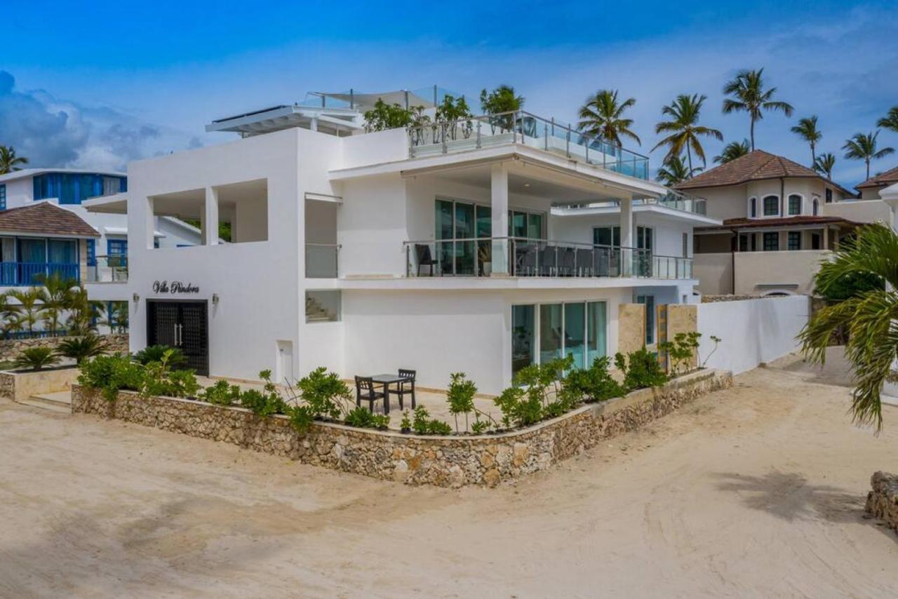 Villa Pandora Beach Front Villa With Chef Game Room Pool ปุนตากานา ภายนอก รูปภาพ