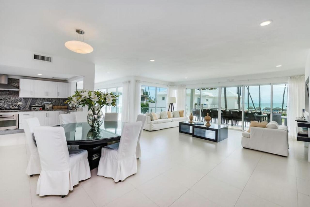 Villa Pandora Beach Front Villa With Chef Game Room Pool ปุนตากานา ภายนอก รูปภาพ